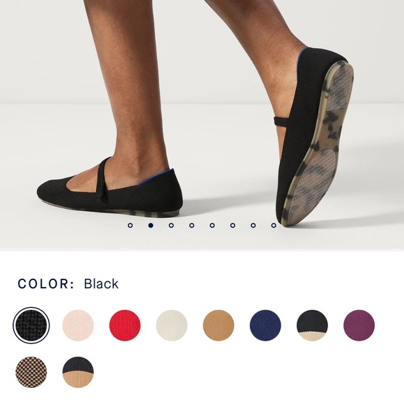 NEW Rothy’s The Square Toe Mary Jane in Black Size 9 - Picture 7 of 16